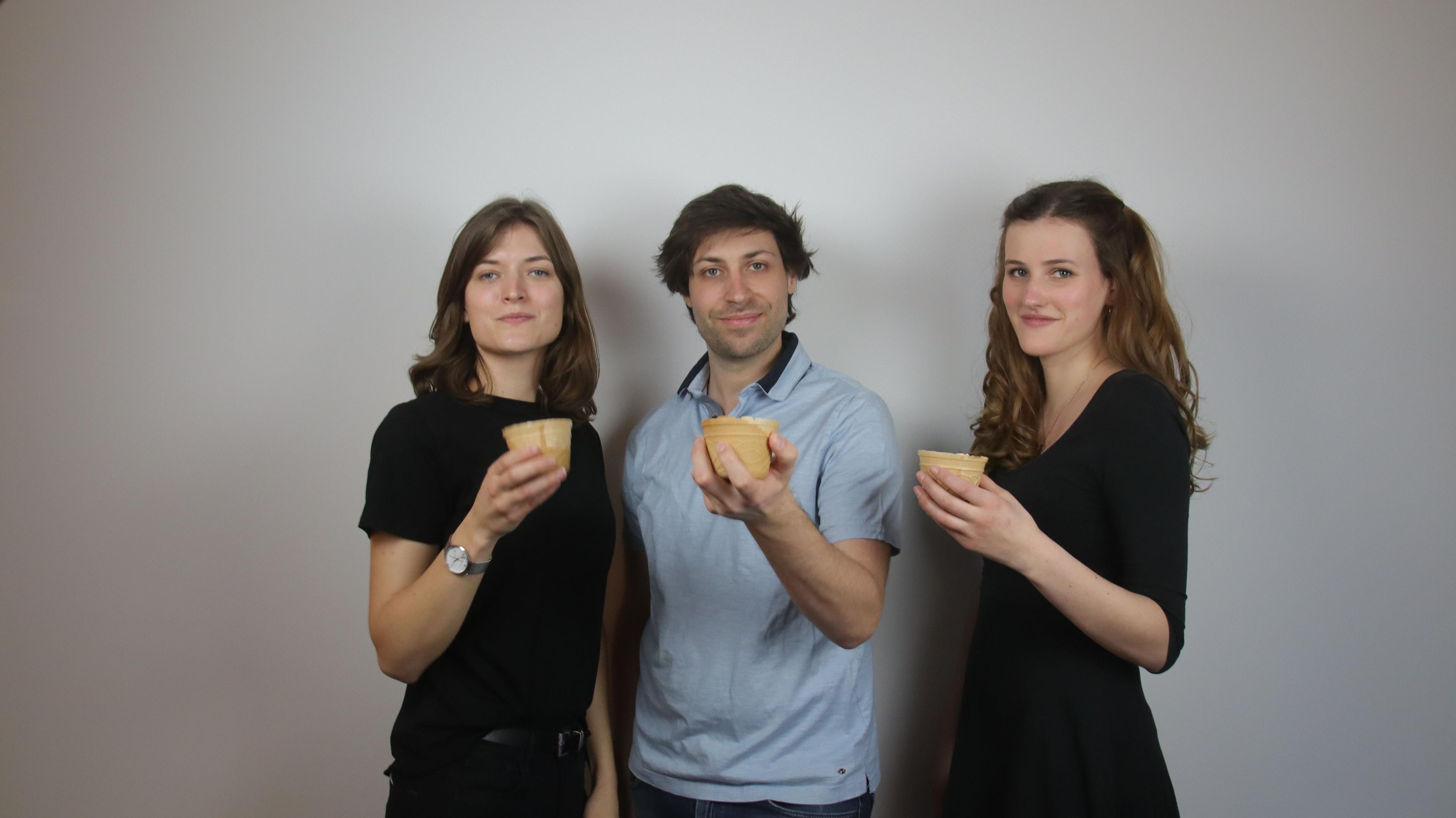 Lara Wagemann, Martin Nauen und Sarah Theresa Schulte