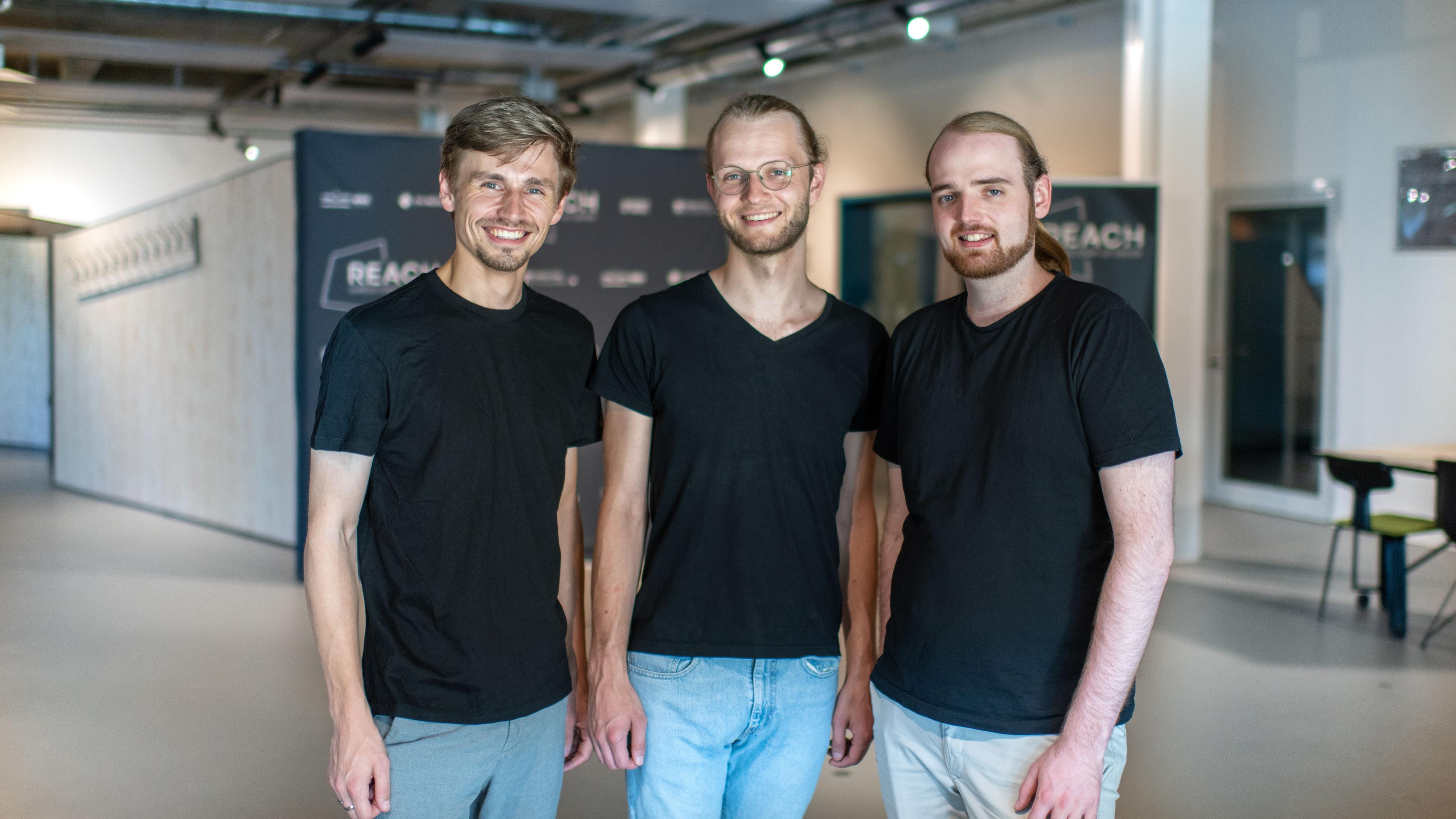 Jonas Hallekamp, Alexander Gerwing und Jesse Slurink