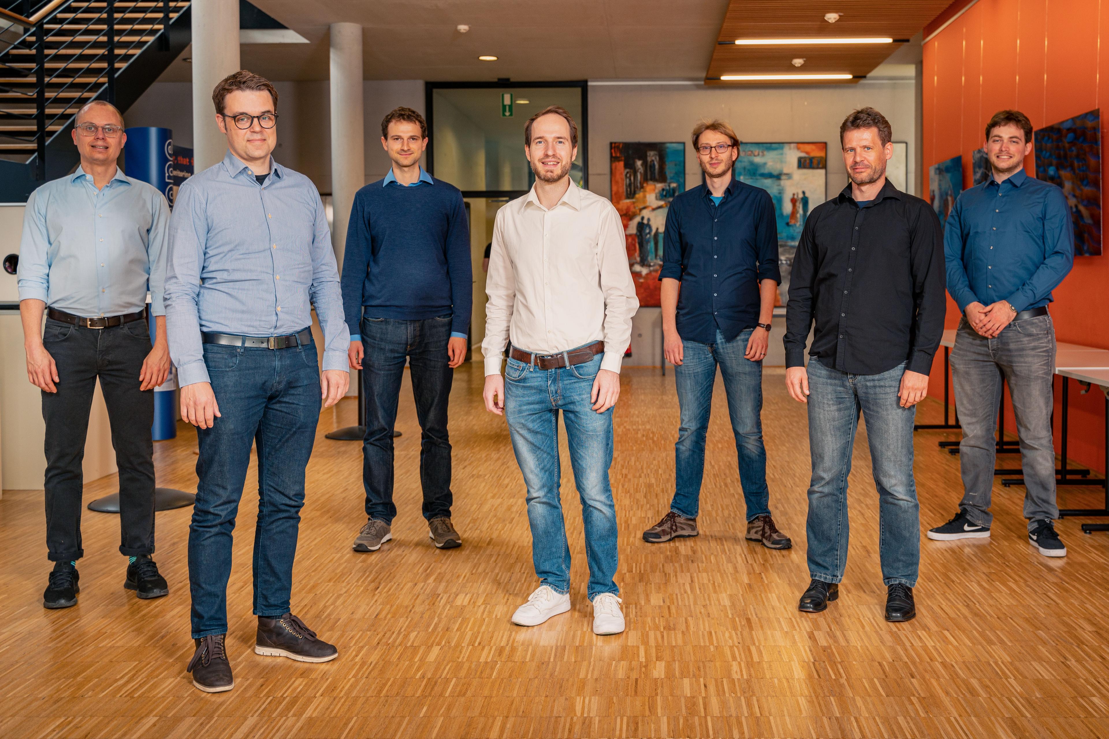 Nicolai Walter, Dr. Wladick Hartmann, Christoph Seidenstücker, Dr. Fabian Beutel, Martin Wolff, Dr. Matthias Häußler und Nooshin Bandari