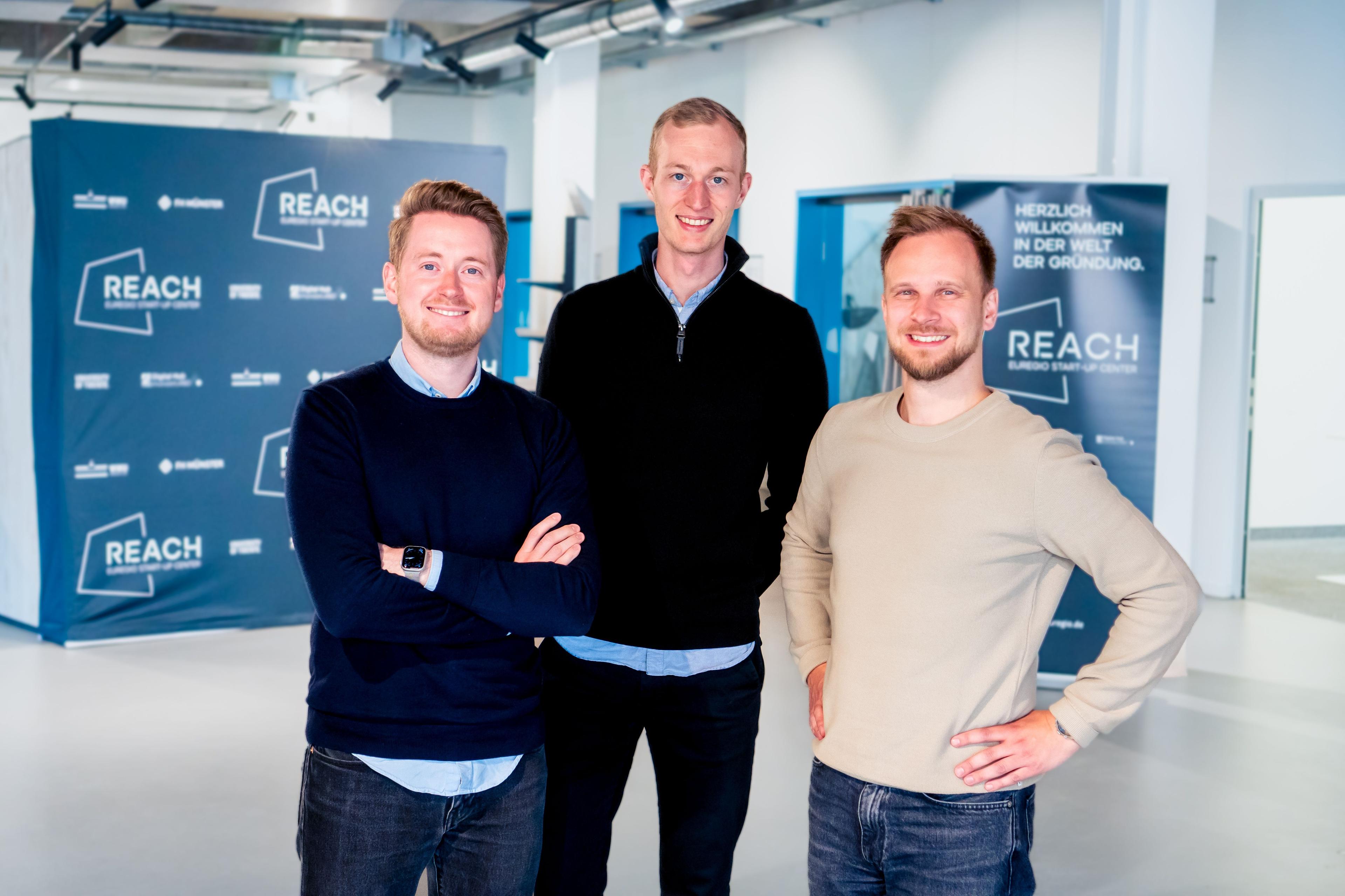 Louis Schulze, Niclas Musies  und Sebastian Fischer 